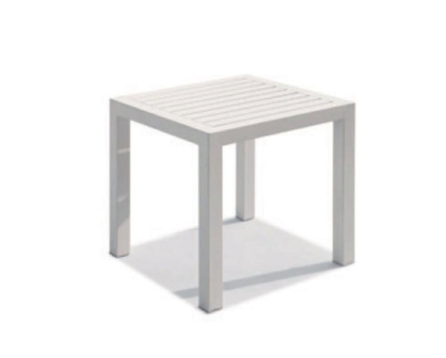 Box White End Table ⋆ Emirates Home