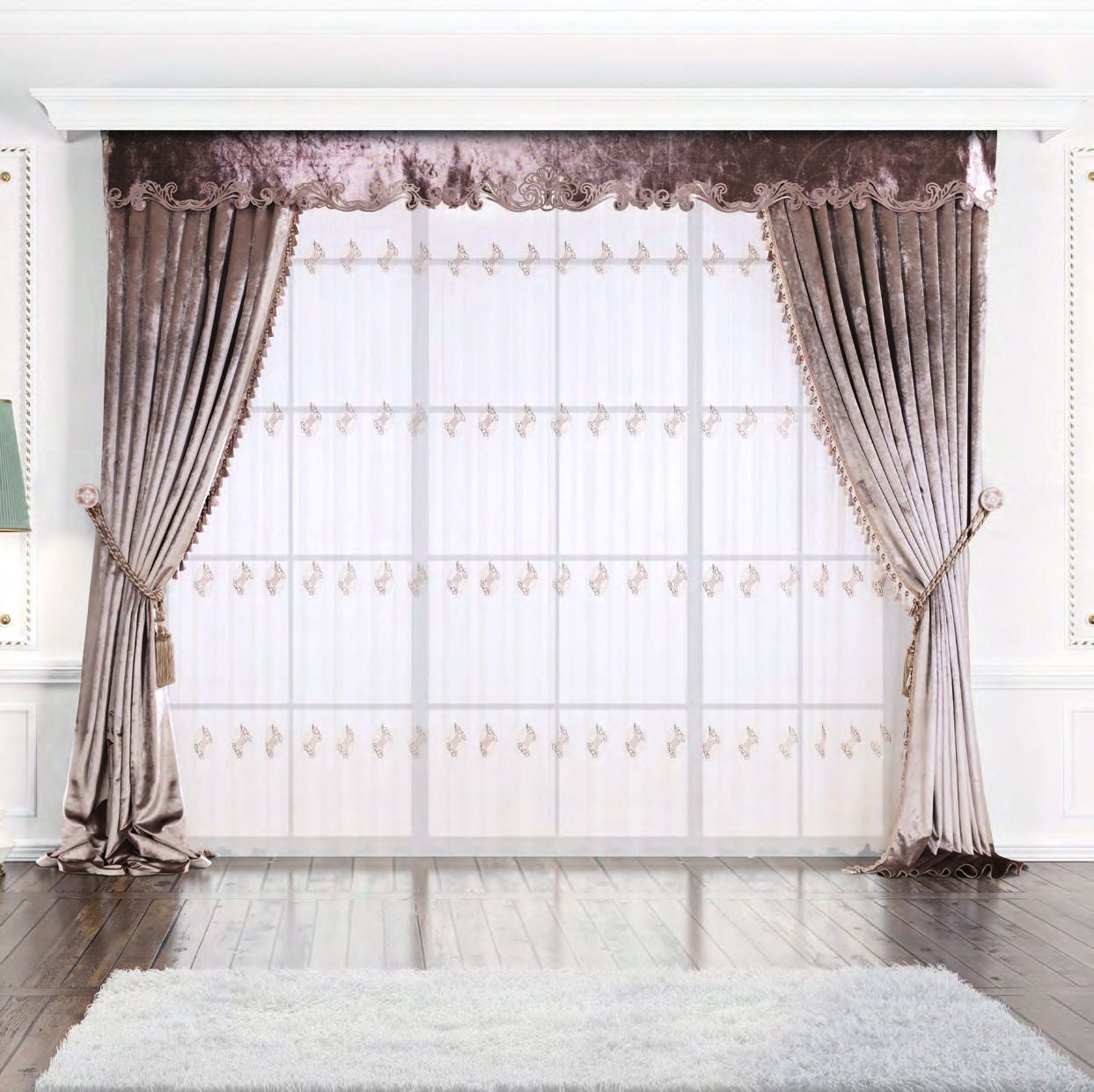 Brown Velvet Curtains ⋆ Emirates Home