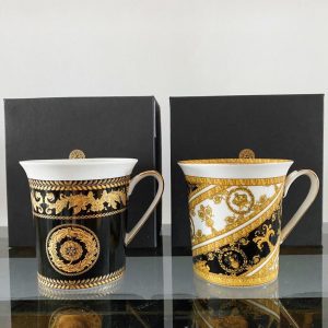 Versace I Love Baroque Nero Mug with Handle