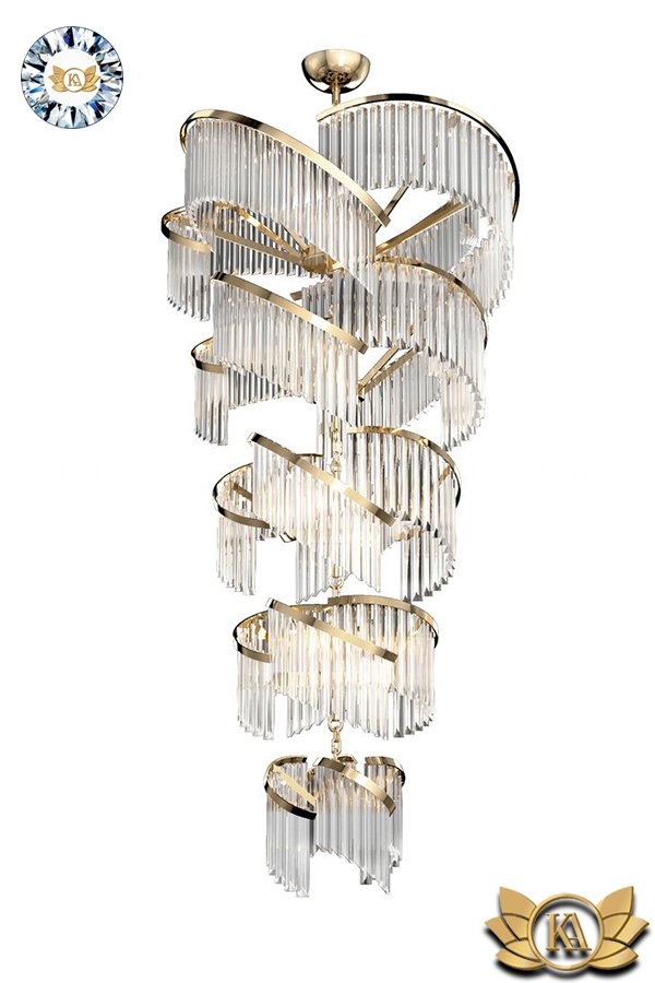 Ethereal Twist Chandelier
