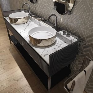 marble top sink set