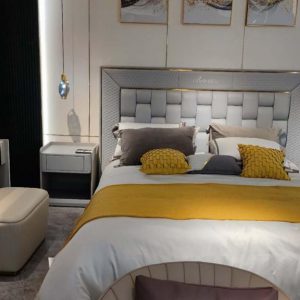 Luxury Mustard Bed Design