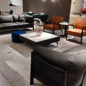 Luxury Dark Sofa Set