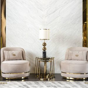 Luxury Cream Small Chair
