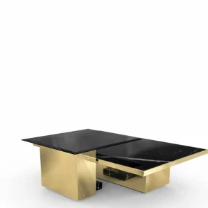 Modern Contemporary Luxury Gold Table