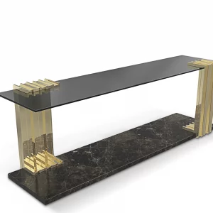 Luxury Gold Black Table