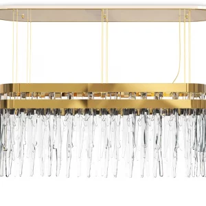 Beautiful Gold Drapes Chandelier
