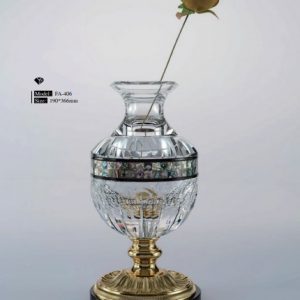 Luxury Gold Translucent Elegant Vase