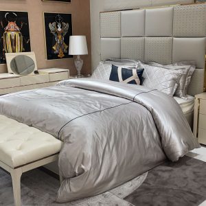 Luxury Silver Bed