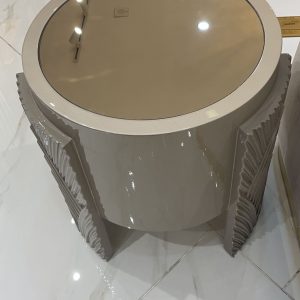 Superb Mirror Glass Side Table