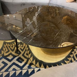 Marble Top Luxury Gold Table