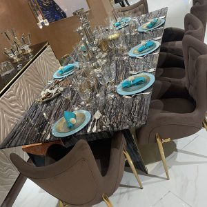 Unique Black Luxury Marble Table