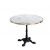 Round Gold Marble Restaurant Table