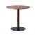 Copper Color Round Wooden Restaurant Table