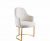 Luxury White And Gold Chair