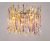 Long Colored Glass Bars Chandelier