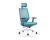 Blue Swivel Office Chair With Headrest