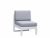Beautiful Gray Sectional Armchair
