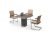 Conference Furniture Set With 3 Chairs
