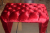 Full Red Stunning Velvet Bed Bench