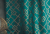 Turquoise Space Geaometry Curtains