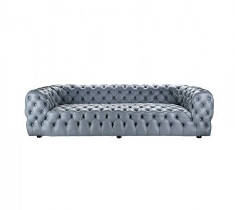 Classic Gray Long Sofa