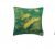 Green And Gold Artistic Cushion