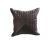 Woven Leather Dark Cushion