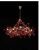 Red Roses Chandelier