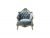 Blue-gray classic armchair