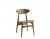 Rustic All Wood Restaurant Chair