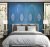 Blue Decorated Wall Panel