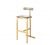 Gold And Silver Bar Stool