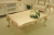 Cream-colored French coffee table