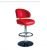 Red Leather Swivel Restaurant Chair