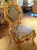 Very Luxurious Gold Base Dining Chair