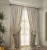 Ivory Lace Flowing Curtains