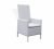 Solid Clean White Reclining Chair