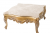 Gold And Cream Marble Coffee Table
