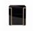 Glossy Black Bedside Table
