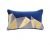 Navy Abstract Rocky Mountains Cushion