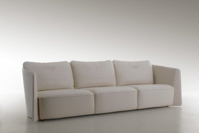 Long Classic White Sofa