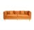 Luxury Orange Long Sofa
