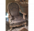 Vintage Pattern Brown Armchair