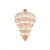 Rose Gold Tall Chandelier