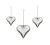 Hearts Hanging Decor (3Pcs.)