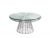 Small Glass Silver Restaurant Table
