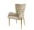 Classic Pale White And Gold Chair
