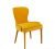 Modern Yellow Fabric Dining Chair