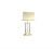 Thin White And Gold Table Lamp